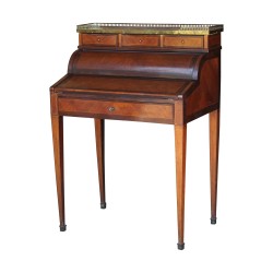 Bureau cylindre Directoire Louis XVI avec système …