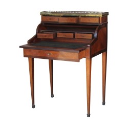 Bureau cylindre Directoire Louis XVI avec système …