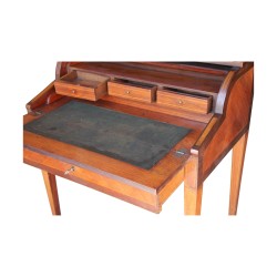 Bureau cylindre Directoire Louis XVI avec système …