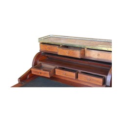 Bureau cylindre Directoire Louis XVI avec système …
