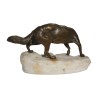 Bronze Fox & Rabbit 在 Clovis-Edmond MASSON 底座上签名…… - Moinat - 青铜器