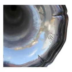 Paire de chandeliers en argent (2.110 kg) Papus et Dautun,