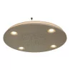 Over-equipped ceiling light in white staff (plaster), model … - Moinat - Chandeliers, Ceiling lamps