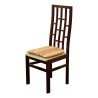 Vintage-Esszimmerset aus rot lackiertem Holz und - Moinat - Esstische