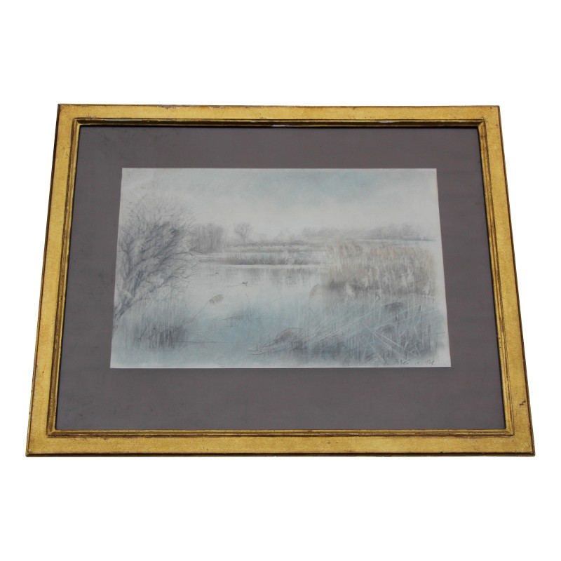 Zeichnung - Aquarell Bord du Lac mit Ente, unten signiert … - Moinat - Gemälden - Landschaften Zeichnung - Aquarell Bord du Lac mit Ente, unten signiert … - Moinat - Gemälden - Landschaften
