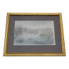 Zeichnung - Aquarell Bord du Lac mit Ente, unten signiert … - Moinat - Gemälden - Landschaften