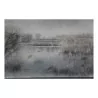 Zeichnung - Aquarell Bord du Lac mit Ente, unten signiert … - Moinat - Gemälden - Landschaften