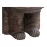 Fauteuil Ours siège de Brienz en bois de tilleul, sculpté et - Moinat - VE2022/3