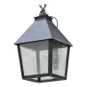 Square outdoor lantern, manufactured in the workshops - Moinat - Chandeliers, Ceiling lamps