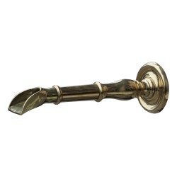 Spout neck 3/4 in shiny polished brass.