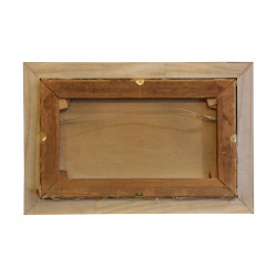 Tableau huile sur toile “Vue sur le lac”, signé en bas à …