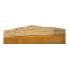 3-Sitzer-Empire-Sofa aus vergoldetem und geschnitztem bemaltem Holz, im - Moinat - Sofas, Couchs
