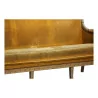 3-seater Empire sofa in gilded and carved painted wood, in the - Moinat - Sofas