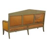 3-Sitzer-Empire-Sofa aus vergoldetem und geschnitztem bemaltem Holz, im - Moinat - Sofas, Couchs