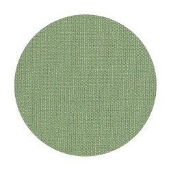 Set of 8 coasters (D10 cm) in green canvas in …