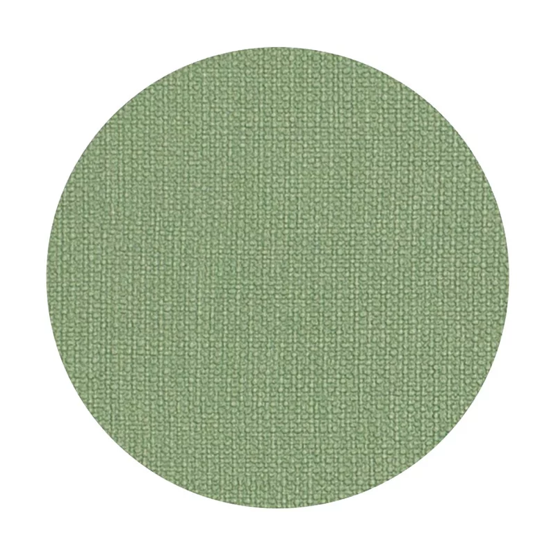 Jeu de 8 dessous de verre (D10 cm) en toile coloris vert dans - Moinat - Accessoires de décoration