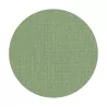 Jeu de 8 dessous de verre (D10 cm) en toile coloris vert dans - Moinat - Accessoires de décoration