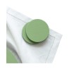 Set of 8 coasters (D10 cm) in green canvas in … - Moinat - Decorating accessories