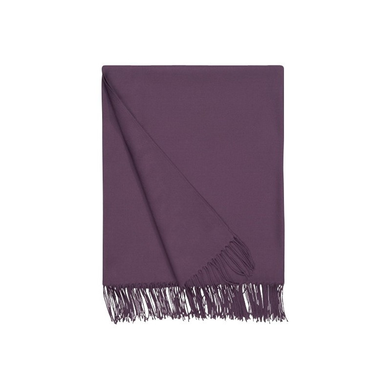 Plaid modèle Kyra coloris violet - Moinat - Couvertures, Plaids