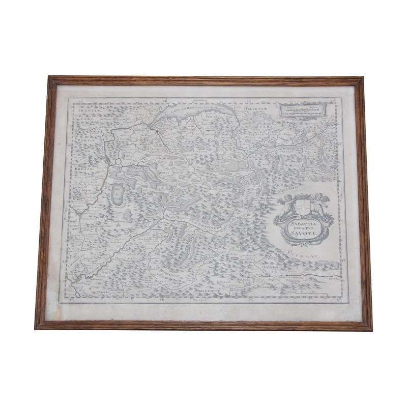 alter Stich unter Glas, Savoyen darstellend. 19. - … - Moinat - Gravüren alter Stich unter Glas, Savoyen darstellend. 19. - … - Moinat - Gravüren