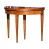 Table demi-lune de style Directoire en bois de merisier avec … - Moinat - Tables de salle à manger