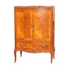 Louis XV style rosewood low cabinet with panel - Moinat - Cupboards, wardrobes