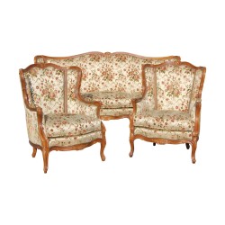 Louis XV style living room in perfect condition including 1 sofa and