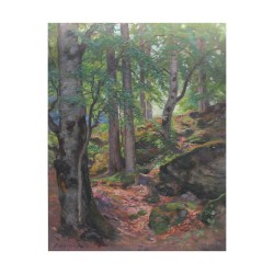 Tableau huile sur toile signé en bas à gauche Fritz Edouard …