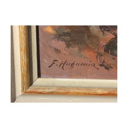 Tableau huile sur toile signé en bas à gauche Fritz Edouard …
