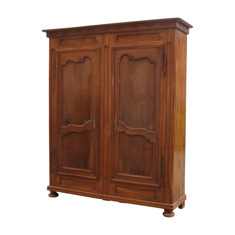 Louis XV Vaudoise cabinet with 2 doors (with 2 keys), richly - Moinat - Cupboards, wardrobes