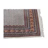 Oriental rug in black, blue, red, yellow with fringe - Moinat - Rugs