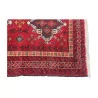 Rectangular rug in red, black, beige, brown and … - Moinat - Rugs