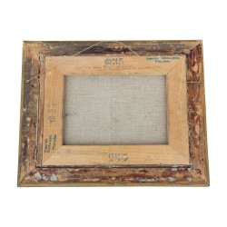 Tableau huile sur toile signé en bas à gauche Eugène BURNAND …