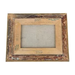 Tableau huile sur toile signé en bas à gauche Eugène BURNAND …
