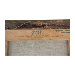Tableau huile sur toile signé en bas à gauche Eugène BURNAND …
