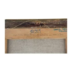 Tableau huile sur toile signé en bas à gauche Eugène BURNAND …
