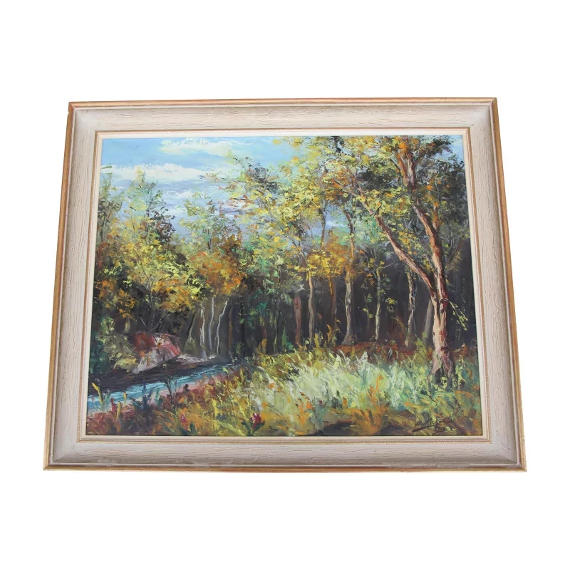 Oil painting on canvas signed and dated lower right Henri … - Moinat - Painting - Landscape