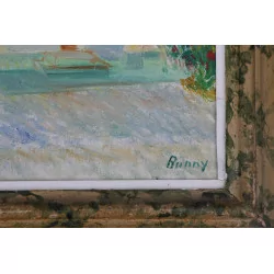幅油画在右下方签名 Émile Pierre BONNY...