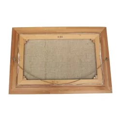 画布上的油画，右下角有艺术家签名，不是……