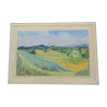 Oil painting on canvas with frame dated 1980 and signed lower … - Moinat - Painting - Landscape