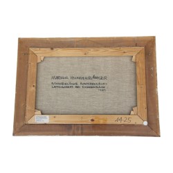 Ölgemälde auf Leinwand mit Rahmen datiert 1980 und unten rechts signiert