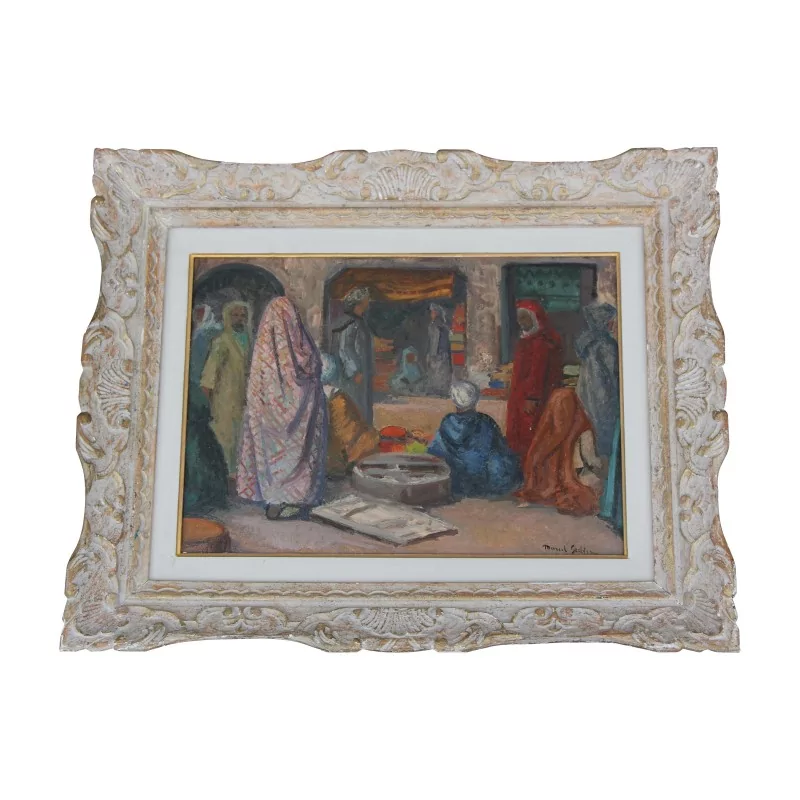 картина маслом на дереве подписана справа внизу Марсель ШТЕБЛЕР... - Moinat - Картины - разные