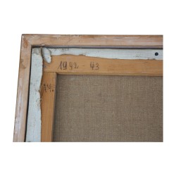 布面油画，右下角署名 Marcel STEBLER