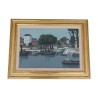 Oil painting on canvas signed lower right Marcel STEBLER - Moinat - Painting - Landscape