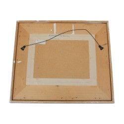 纸板上的油画，右下角有 Marcel STEBLER 的签名