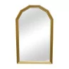 Miroir avec glace biseauté et cadre en bois doré. 20ème siècle - Moinat - Glaces, Miroirs