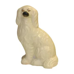 Porcelain Staffordshire - dog. 20th century