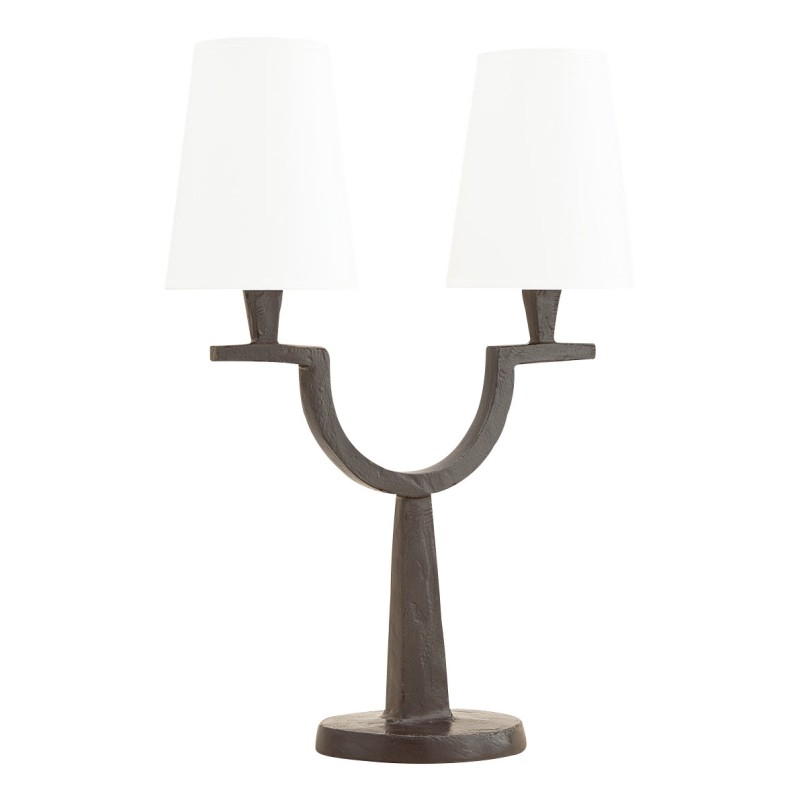 PERCEVAL model lamp, in brown patinated bronze shade … - Moinat - Table lamps PERCEVAL model lamp, in brown patinated bronze shade … - Moinat - Table lamps