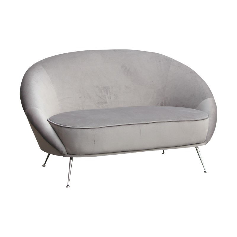 Un canapé modèle Ico Parisi de velours gris foncé - Moinat - Canapés Un canapé modèle Ico Parisi de velours gris foncé - Moinat - Canapés