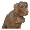 Brienz wooden sculpture, representing a dog … - Moinat - VE2022/3